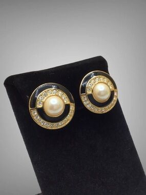 🌺Vintage Signed Swarovski Earrings